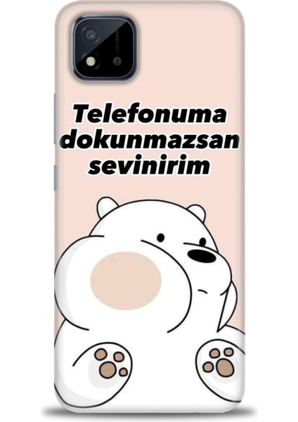 Realme C11 2021 Kılıf Hd Baskılı Kılıf + Seramik Tam Kaplayan Ekran Koruyucu 158