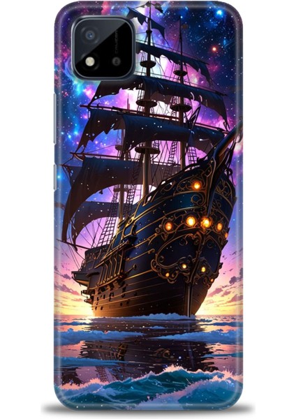 Realme C11 2021 Kılıf Hd Baskılı Kılıf + Seramik Tam Kaplayan Ekran Koruyucu 236