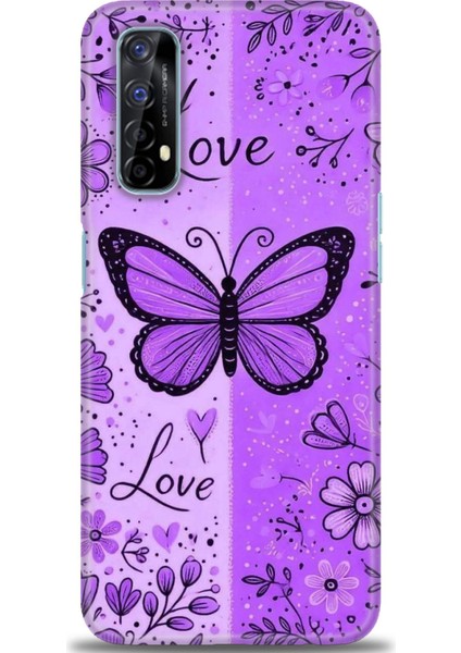 Realme 7 Kılıf Hd Baskılı Kılıf + Seramik Tam Kaplayan Ekran Koruyucu 298