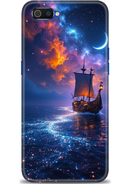 Realme C2 Kılıf Hd Baskılı Kılıf + Seramik Tam Kaplayan Ekran Koruyucu 235