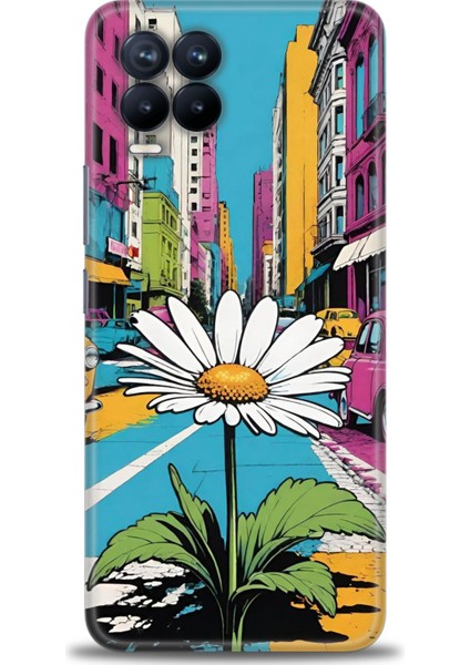 Realme 8 Kılıf Hd Baskılı Kılıf + Seramik Tam Kaplayan Ekran Koruyucu 443