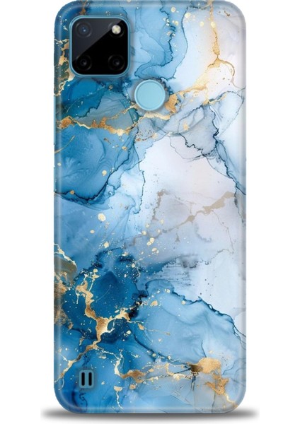 Realme C21Y Kılıf Hd Baskılı Kılıf + Seramik Tam Kaplayan Ekran Koruyucu 312