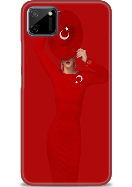 Realme C11 Kılıf Hd Baskılı Kılıf + Seramik Tam Kaplayan Ekran Koruyucu 241