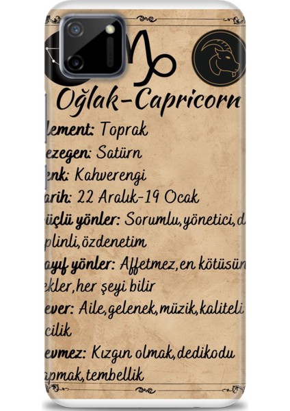 Realme C11 Kılıf Hd Baskılı Kılıf + Seramik Tam Kaplayan Ekran Koruyucu 478