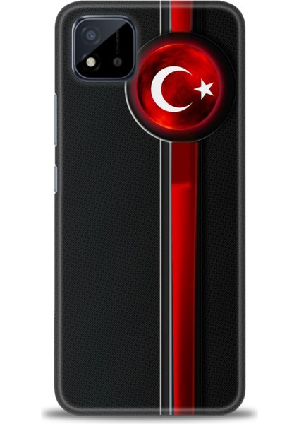 Realme C11 2021 Kılıf Hd Baskılı Kılıf + Seramik Tam Kaplayan Ekran Koruyucu 32