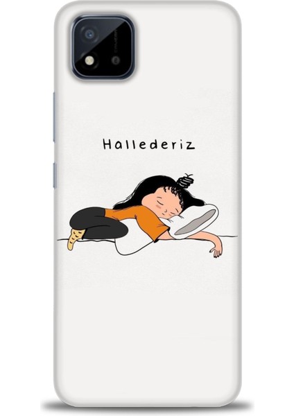 Realme C11 2021 Kılıf Hd Baskılı Kılıf + Seramik Tam Kaplayan Ekran Koruyucu 164