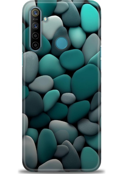 Realme C3 Kılıf Hd Baskılı Kılıf + Seramik Tam Kaplayan Ekran Koruyucu 346