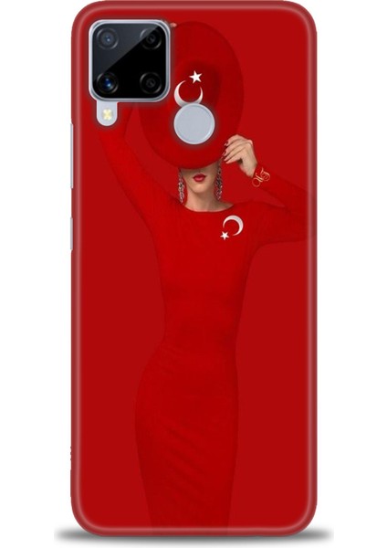 Realme C15 Kılıf Hd Baskılı Kılıf + Seramik Tam Kaplayan Ekran Koruyucu 241