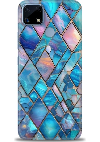 Realme C25S Kılıf Hd Baskılı Kılıf + Seramik Tam Kaplayan Ekran Koruyucu 338