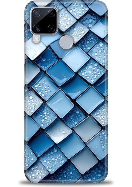Realme C15 Kılıf Hd Baskılı Kılıf + Seramik Tam Kaplayan Ekran Koruyucu 328