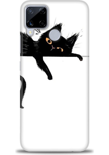 Realme C15 Kılıf Hd Baskılı Kılıf + Seramik Tam Kaplayan Ekran Koruyucu 63