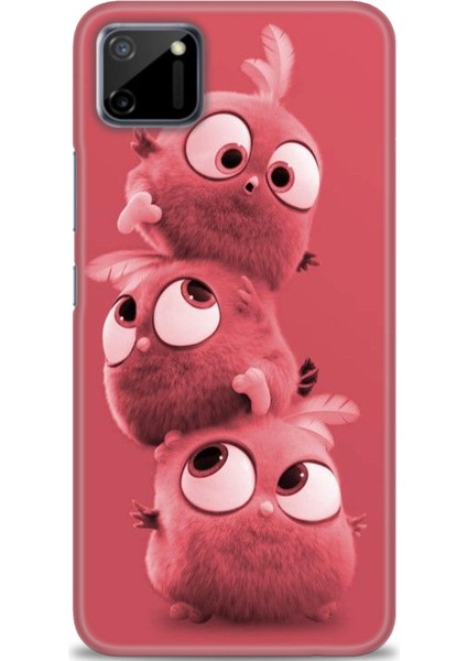 Realme C11 Kılıf Hd Baskılı Kılıf + Seramik Tam Kaplayan Ekran Koruyucu 370