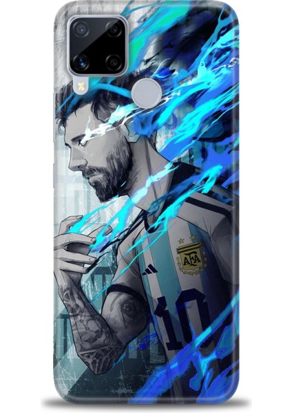 Realme C15 Kılıf Hd Baskılı Kılıf + Seramik Tam Kaplayan Ekran Koruyucu 19