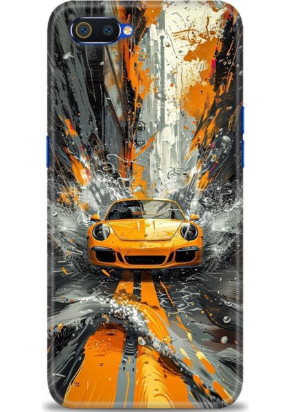 Realme C2 Kılıf Hd Baskılı Kılıf + Seramik Tam Kaplayan Ekran Koruyucu 101