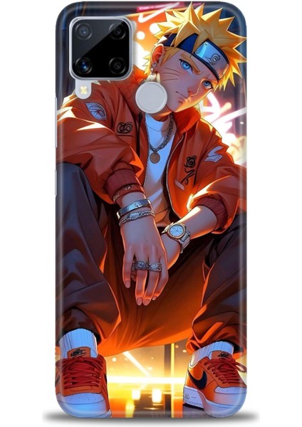 Realme C15 Kılıf Hd Baskılı Kılıf + Seramik Tam Kaplayan Ekran Koruyucu 252