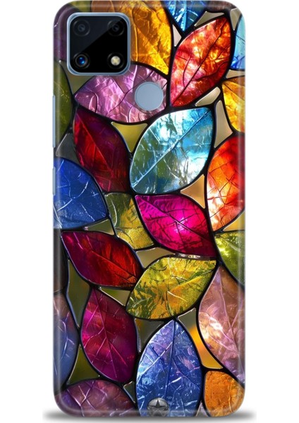 Realme C25 Kılıf Hd Baskılı Kılıf + Seramik Tam Kaplayan Ekran Koruyucu 339