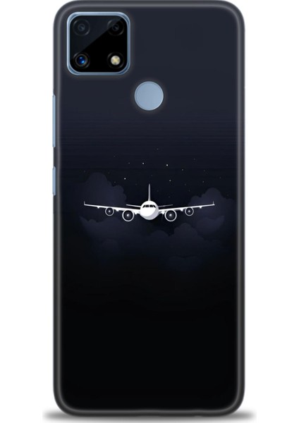 Realme C25 Kılıf Hd Baskılı Kılıf + Seramik Tam Kaplayan Ekran Koruyucu 381