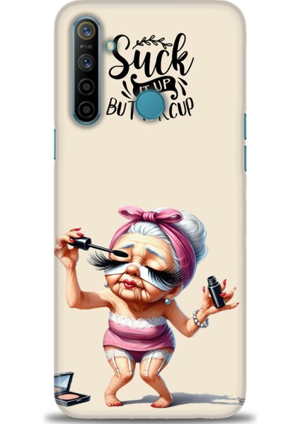 Realme C3 Kılıf Hd Baskılı Kılıf + Seramik Tam Kaplayan Ekran Koruyucu 50