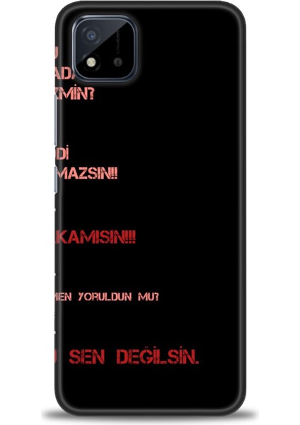 Realme C11 2021 Kılıf Hd Baskılı Kılıf + Seramik Tam Kaplayan Ekran Koruyucu 391