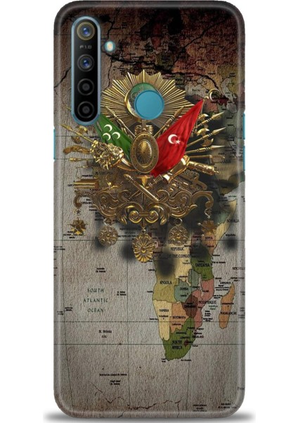 Realme C3 Kılıf Hd Baskılı Kılıf + Seramik Tam Kaplayan Ekran Koruyucu 467