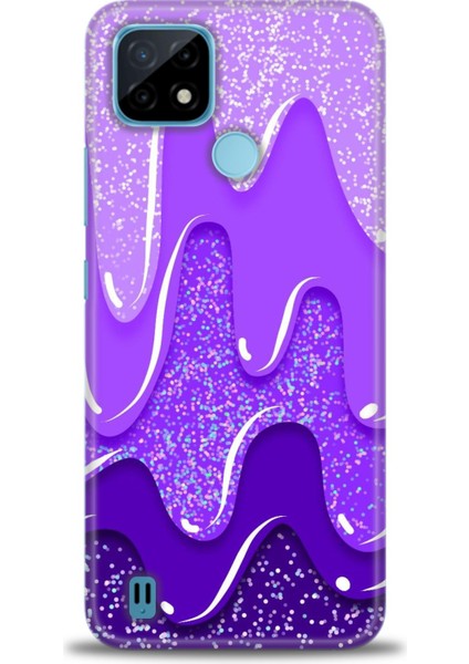 Realme C21 Kılıf Hd Baskılı Kılıf + Seramik Tam Kaplayan Ekran Koruyucu 421