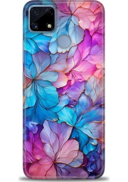 Realme C25 Kılıf Hd Baskılı Kılıf + Seramik Tam Kaplayan Ekran Koruyucu 325