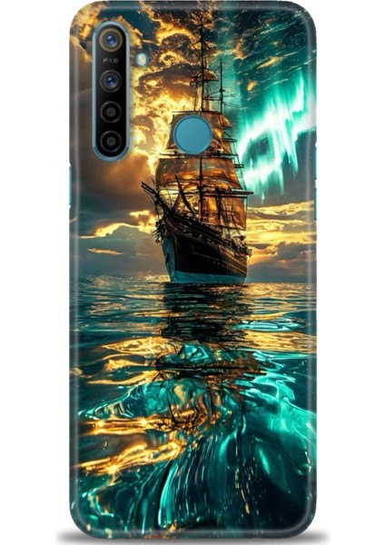 Realme C3 Kılıf Hd Baskılı Kılıf + Seramik Tam Kaplayan Ekran Koruyucu 237