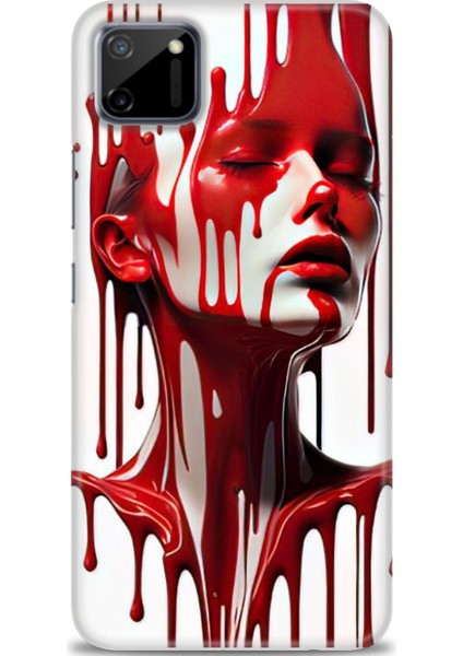 Realme C11 Kılıf Hd Baskılı Kılıf + Seramik Tam Kaplayan Ekran Koruyucu 150