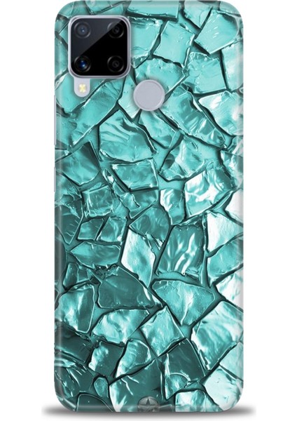 Realme C15 Kılıf Hd Baskılı Kılıf + Seramik Tam Kaplayan Ekran Koruyucu 335