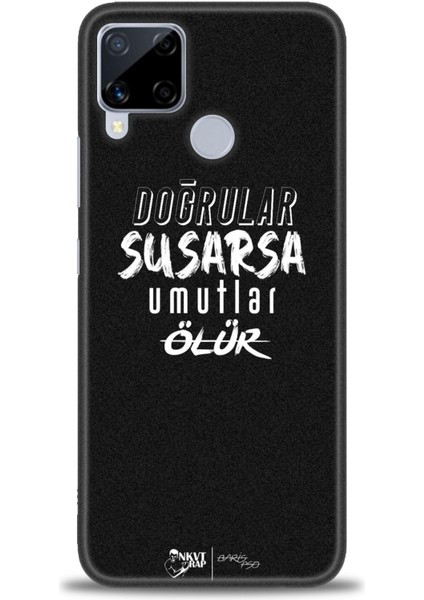 Realme C15 Kılıf Hd Baskılı Kılıf + Seramik Tam Kaplayan Ekran Koruyucu 395