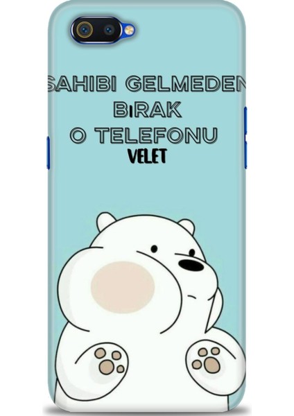 Realme C2 Kılıf Hd Baskılı Kılıf + Seramik Tam Kaplayan Ekran Koruyucu 160
