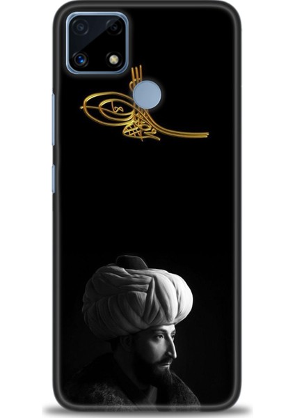 Realme C25 Kılıf Hd Baskılı Kılıf + Seramik Tam Kaplayan Ekran Koruyucu 465
