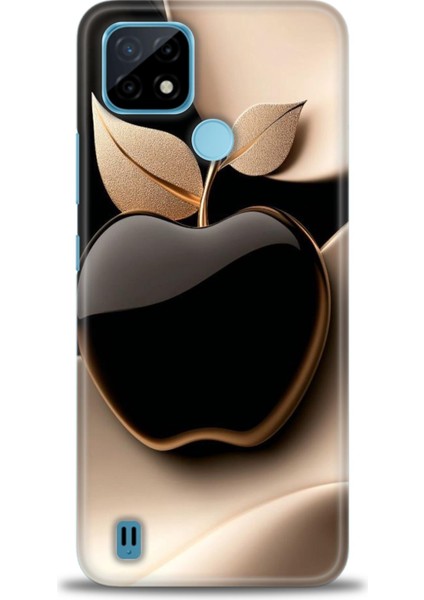Realme C21 Kılıf Hd Baskılı Kılıf + Seramik Tam Kaplayan Ekran Koruyucu 350