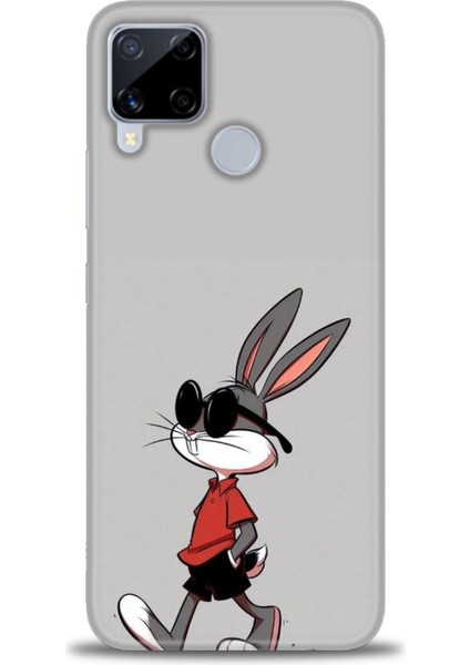 Realme C15 Kılıf Hd Baskılı Kılıf + Seramik Tam Kaplayan Ekran Koruyucu 403