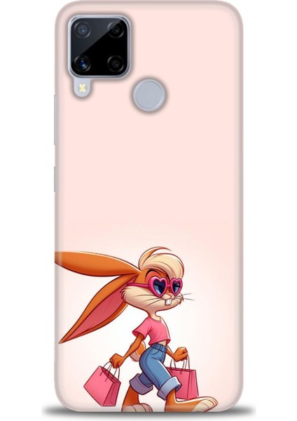 Realme C15 Kılıf Hd Baskılı Kılıf + Seramik Tam Kaplayan Ekran Koruyucu 404