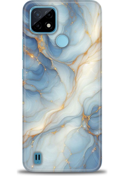 Realme C21 Kılıf Hd Baskılı Kılıf + Seramik Tam Kaplayan Ekran Koruyucu 318
