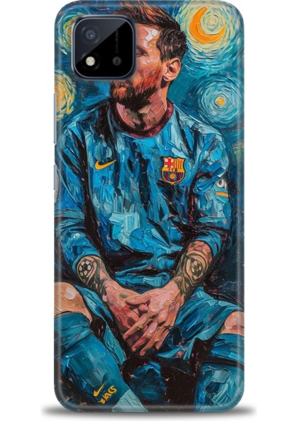 Realme C11 2021 Kılıf Hd Baskılı Kılıf + Seramik Tam Kaplayan Ekran Koruyucu 12