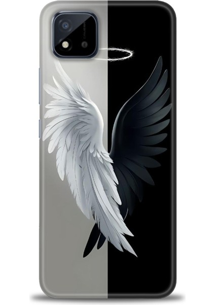 Realme C11 2021 Kılıf Hd Baskılı Kılıf + Seramik Tam Kaplayan Ekran Koruyucu 146