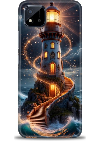 Realme C11 2021 Kılıf Hd Baskılı Kılıf + Seramik Tam Kaplayan Ekran Koruyucu 232