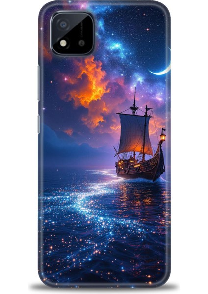 Realme C11 2021 Kılıf Hd Baskılı Kılıf + Seramik Tam Kaplayan Ekran Koruyucu 235