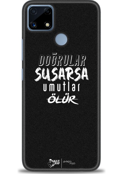 Realme C25S Kılıf Hd Baskılı Kılıf + Seramik Tam Kaplayan Ekran Koruyucu 395
