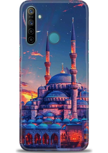 Realme C3 Kılıf Hd Baskılı Kılıf + Seramik Tam Kaplayan Ekran Koruyucu 227