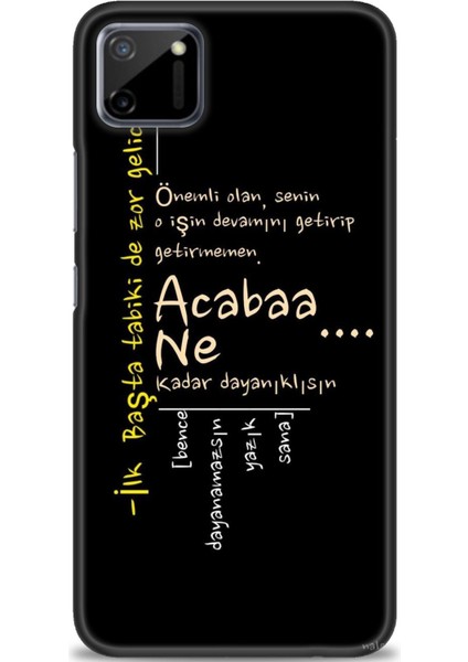 Realme C11 Kılıf Hd Baskılı Kılıf + Seramik Tam Kaplayan Ekran Koruyucu 393