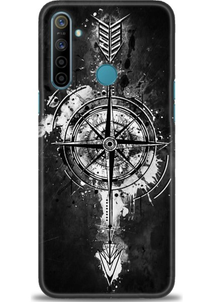 Realme C3 Kılıf Hd Baskılı Kılıf + Seramik Tam Kaplayan Ekran Koruyucu 85