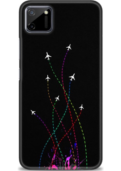 Realme C11 Kılıf Hd Baskılı Kılıf + Seramik Tam Kaplayan Ekran Koruyucu 388