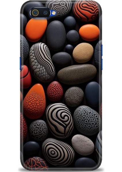 Realme C2 Kılıf Hd Baskılı Kılıf + Seramik Tam Kaplayan Ekran Koruyucu 344