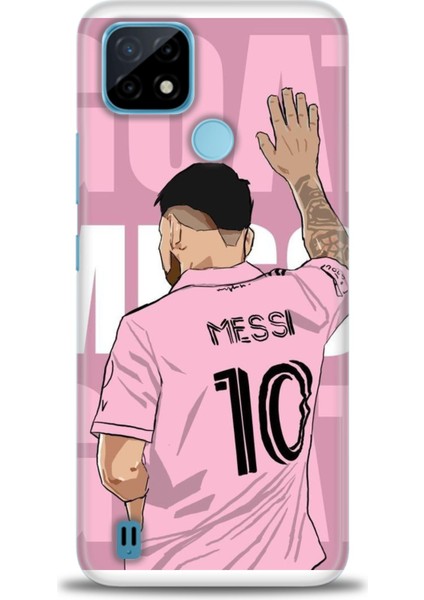 Realme C21 Kılıf Hd Baskılı Kılıf + Seramik Tam Kaplayan Ekran Koruyucu 16