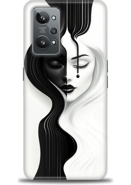 Realme Gt2 Kılıf Hd Baskılı Kılıf + Seramik Tam Kaplayan Ekran Koruyucu 144