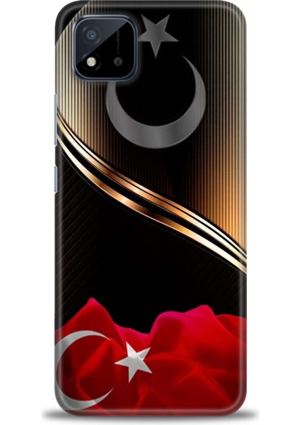 Realme C11 2021 Kılıf Hd Baskılı Kılıf + Seramik Tam Kaplayan Ekran Koruyucu 33