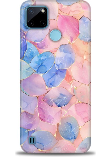 Realme C21Y Kılıf Hd Baskılı Kılıf + Seramik Tam Kaplayan Ekran Koruyucu 316
